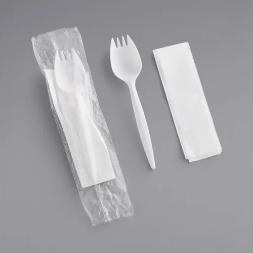 [CUTLERY 11105W-BULK] SPORK&NAPKIN (1PK X 1000PCS = 1000PCS)
