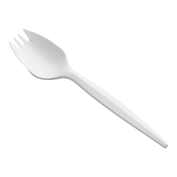 SPORK,BRANDED (WHITE)