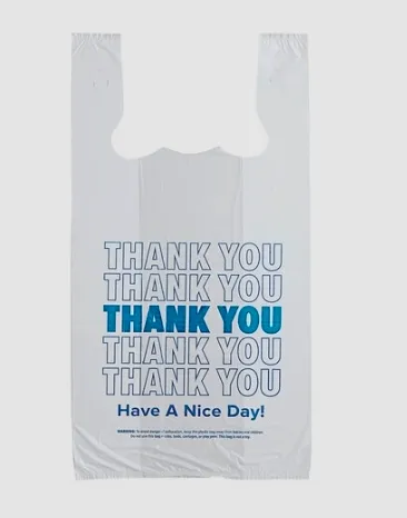 THANK YOU BAG (14X18, WHITE, BLUE)