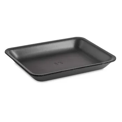 [TRAY 904791] STYROFOAM TRAY (BLACK, 10S, 2PK X 250PCS=500PCS)