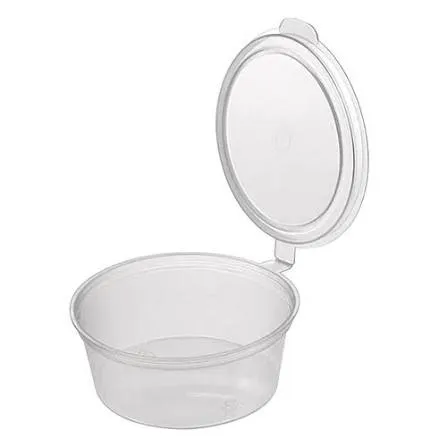 PORTION CUP,W/HINGED LIDS (02OZ, 20PK X 50PCS=1000PCS)