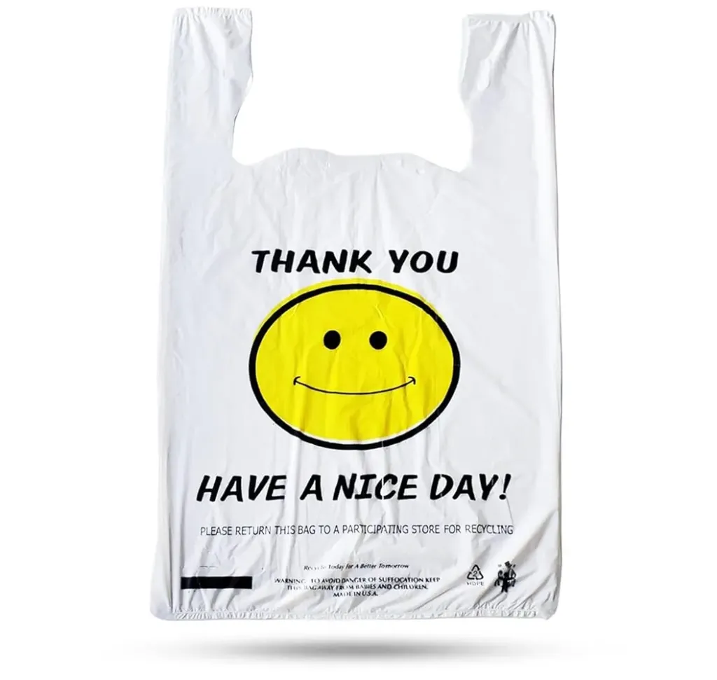SMILEY BAG,18X22